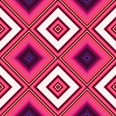 Rhombus ve kare, pürüzsüz desen. Desen renkli çapraz çizgiler.