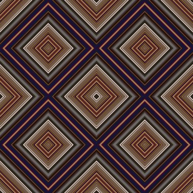 Kusursuz kare desenli. Renkli çizgilerin dokusu. Çapraz kare desen