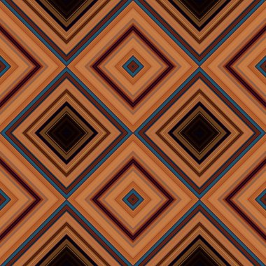 Rhombus ve kare, pürüzsüz desen. Desen renkli çapraz çizgiler.