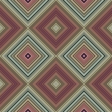 Rhombus ve kare, pürüzsüz desen. Desen renkli çapraz çizgiler.