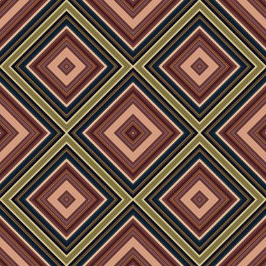 Kusursuz kare desenli. Renkli çizgilerin dokusu. Çapraz kare desen