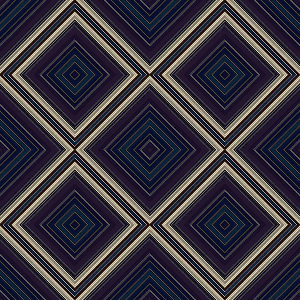シームレスな正方形パターン カラーラインのテクスチャ 角形の正方形のパターン — ストック写真