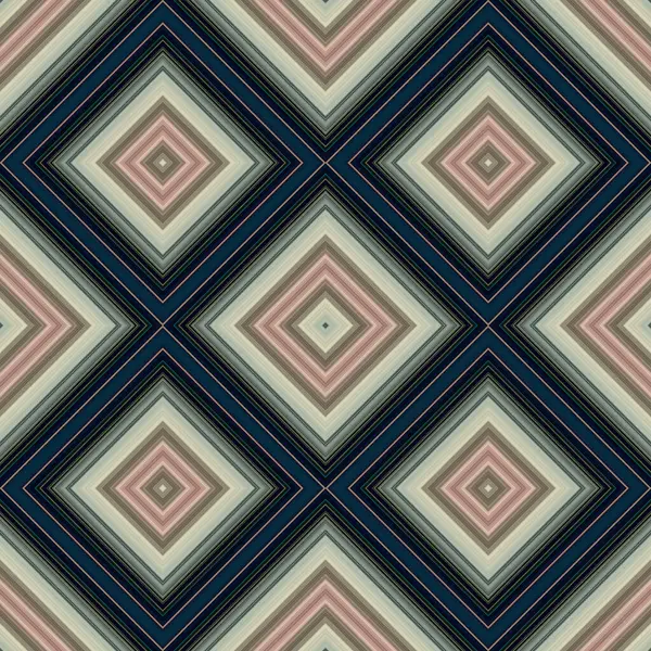 Naadloos Vierkant Patroon Textuur Van Gekleurde Lijnen Diagonaal Vierkant Patroon — Stockfoto