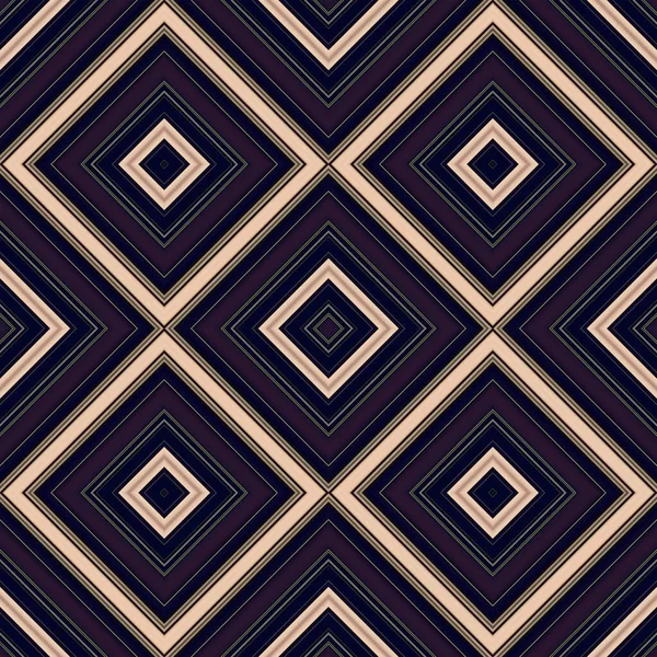 シームレスな正方形パターン カラーラインのテクスチャ 角形の正方形のパターン — ストック写真