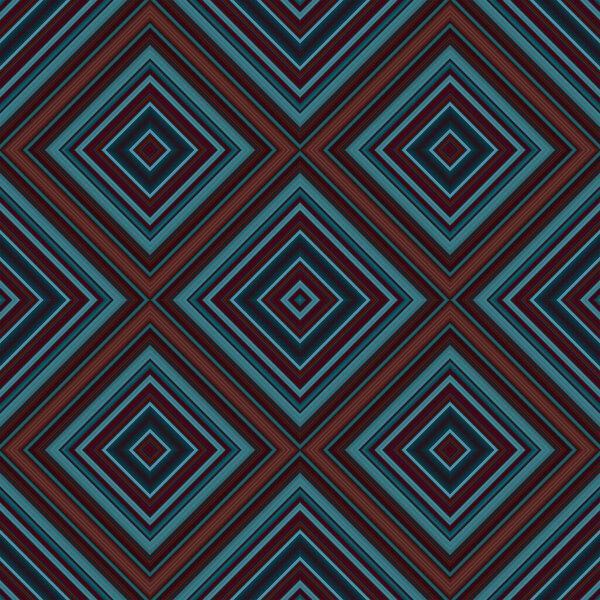 Seamless square pattern. Texture of colored lines. Diagonal square pattern