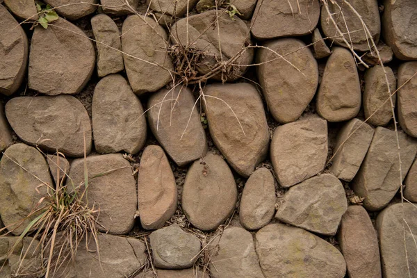 Textura Piedra Natural Textura Pared Gris Marrón — Foto de Stock