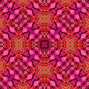 Kusursuz mandala deseni. Kare dokuma dokusu