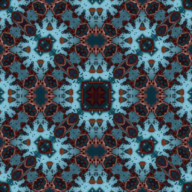 Kusursuz mandala deseni. Kare dokuma dokusu