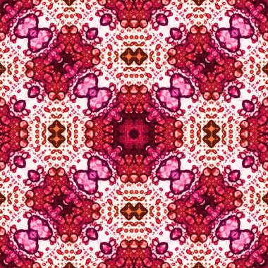 Kusursuz mandala deseni. Kare dokuma dokusu