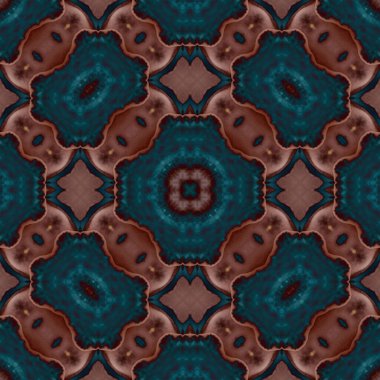 Kusursuz mandala deseni. Kare dokuma dokusu