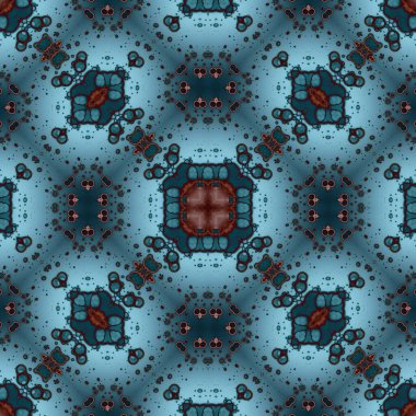 Kusursuz mandala deseni. Kare dokuma dokusu