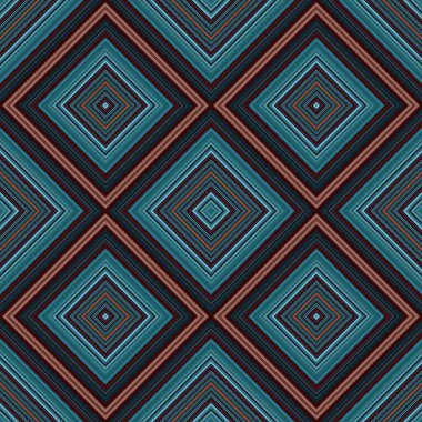 Kusursuz kare desenli. Renkli çizgilerin dokusu. Çapraz kare desen