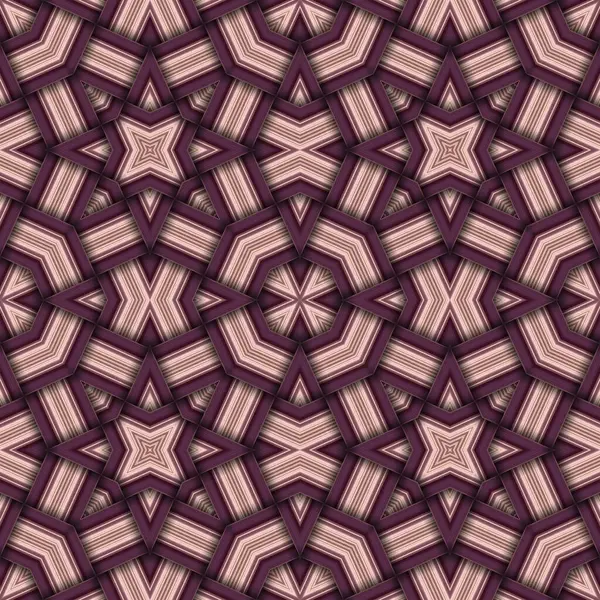 Star Seamless Pattern Woven Pattern Lines — Stock Photo, Image