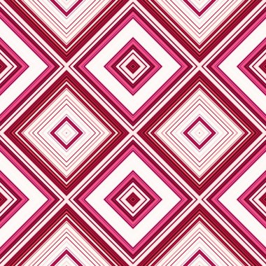 Rhombus ve kare, pürüzsüz desen. Desen renkli çapraz çizgiler.