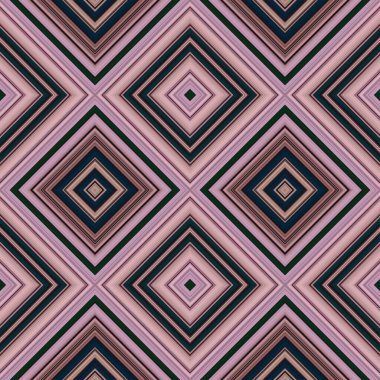 Rhombus ve kare, pürüzsüz desen. Desen renkli çapraz çizgiler.