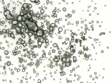 Yazarın sanatsal soyutlamaları. Suluboya ve alkol mürekkebi. Modern sanat. Fotoşopta İşlendi