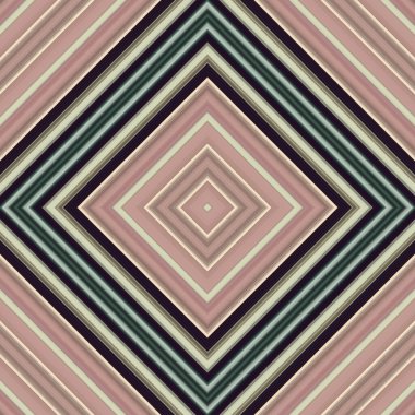 Kusursuz eşkenar dörtgen deseni. Renkli çizgilerin deseni