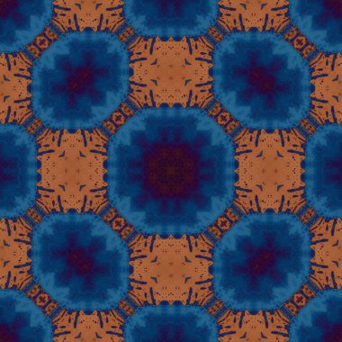 Kusursuz mandala deseni. Kare dokuma dokusu