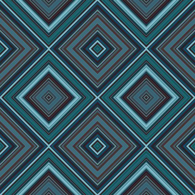 Rhombus ve kare, pürüzsüz desen. Desen renkli çapraz çizgiler.