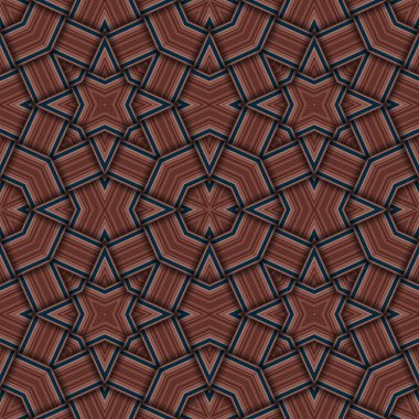 Yıldızsız bir desen. Örülmüş çizgi deseni.