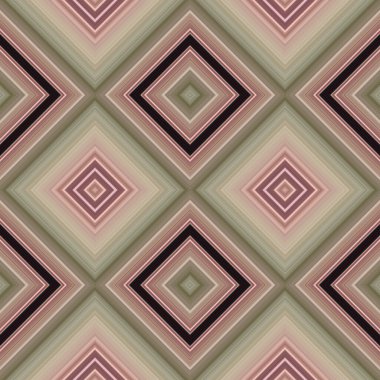 Rhombus ve kare, pürüzsüz desen. Desen renkli çapraz çizgiler.