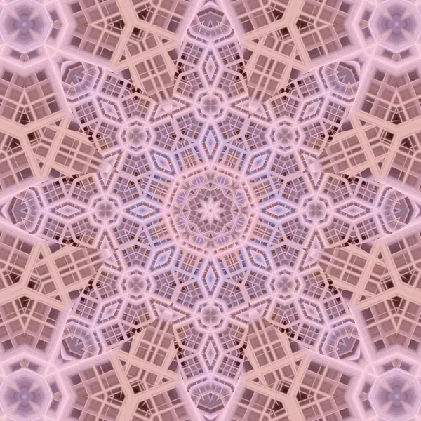Απρόσκοπτη Αφηρημένη Τετράγωνο Μοτίβο Συμμετρικό Στρογγυλό Μοτίβο Πρότυπα Συγγραφέα — Φωτογραφία Αρχείου