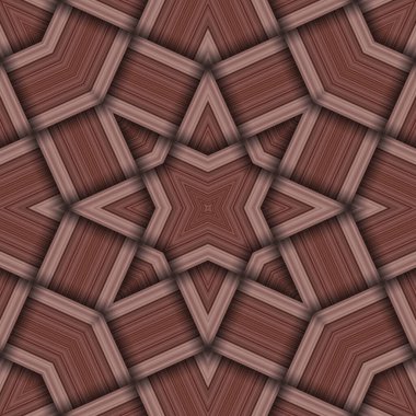 Çizgi ve çizgilerden oluşan kusursuz dokuma yıldız deseni. Kare soyut desen.