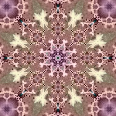 Kusursuz soyut kare deseni. Simetrik yuvarlak desen. Yazarın kalıpları.