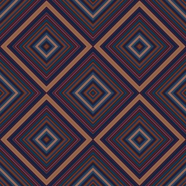 Kusursuz kare desenli. Renkli çizgilerin dokusu. Çapraz kare desen