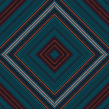 Kusursuz eşkenar dörtgen deseni. Renkli çizgilerin deseni