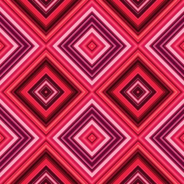 Rhombus ve kare, pürüzsüz desen. Desen renkli çapraz çizgiler.