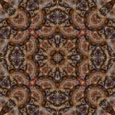 Kusursuz soyut kare deseni. Suluboya ve alkol mürekkebi. Yazarın kalıpları