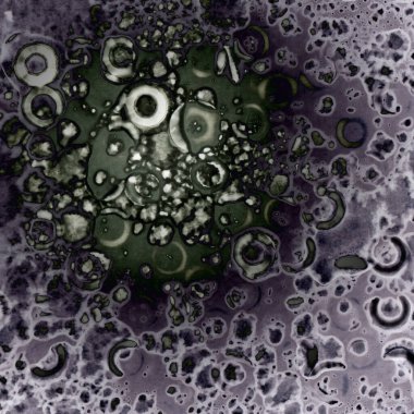 Yazarın sanatsal soyutlamaları. Suluboya ve alkol mürekkebi. Modern sanat. Fotoşopta İşlendi