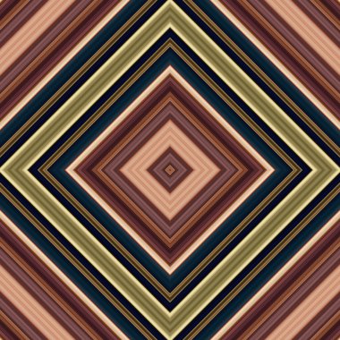 Kusursuz eşkenar dörtgen deseni. Renkli çizgilerin deseni