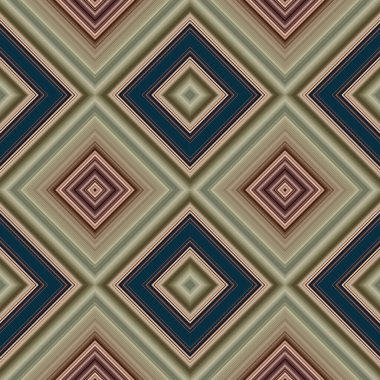 Rhombus ve kare, pürüzsüz desen. Desen renkli çapraz çizgiler.
