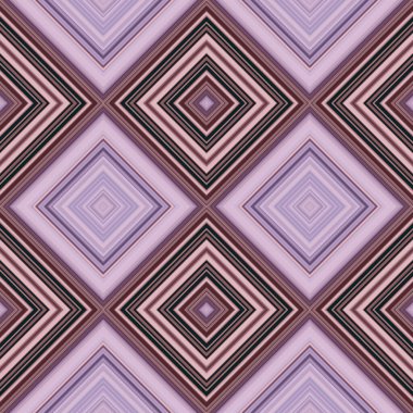 Rhombus ve kare, pürüzsüz desen. Desen renkli çapraz çizgiler.