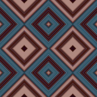 Rhombus ve kare, pürüzsüz desen. Desen renkli çapraz çizgiler.