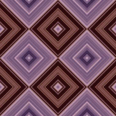 Rhombus ve kare, pürüzsüz desen. Desen renkli çapraz çizgiler.