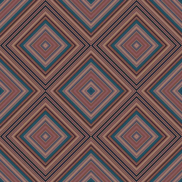 Seamless square pattern. Texture of colored lines. Diagonal square pattern