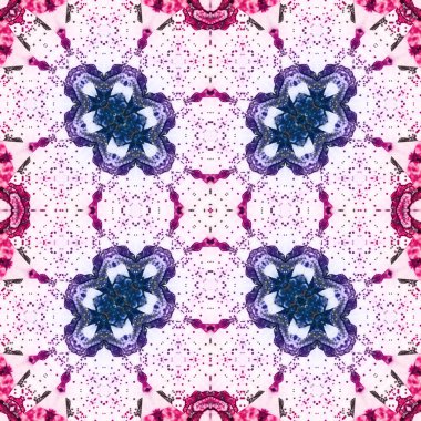 Kusursuz soyut kare deseni. Suluboya ve alkol mürekkebi. Yazarın kalıpları