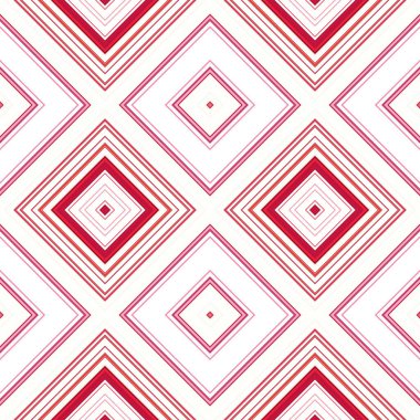 Rhombus ve kare, pürüzsüz desen. Desen renkli çapraz çizgiler.