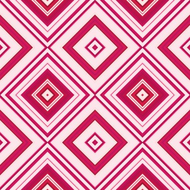 Rhombus ve kare, pürüzsüz desen. Desen renkli çapraz çizgiler.