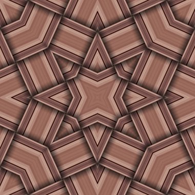 Çizgi ve çizgilerden oluşan kusursuz dokuma yıldız deseni. Kare soyut desen.