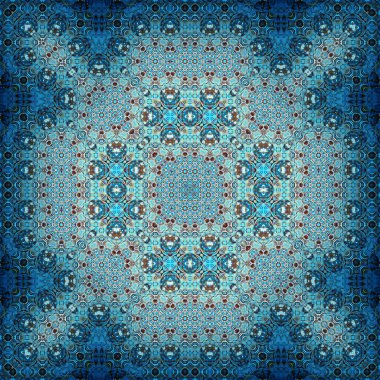 Kusursuz kare soyut desen. Sanat dokusu. Tekstil ve moda