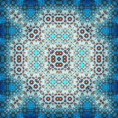 Kusursuz kare soyut desen. Sanat dokusu. Tekstil ve moda