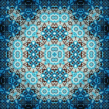 Kusursuz kare soyut desen. Sanat dokusu. Tekstil ve moda