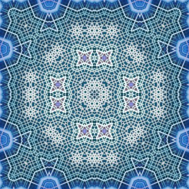 Kusursuz kare soyut desen. Sanat dokusu. Tekstil ve moda