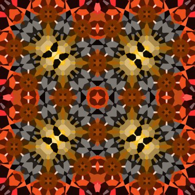 Kusursuz soyut kare deseni. Suluboya ve alkol mürekkebi. Yazarın kalıpları