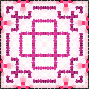 Kusursuz kare soyut desen. Sanat dokusu. Tekstil ve moda