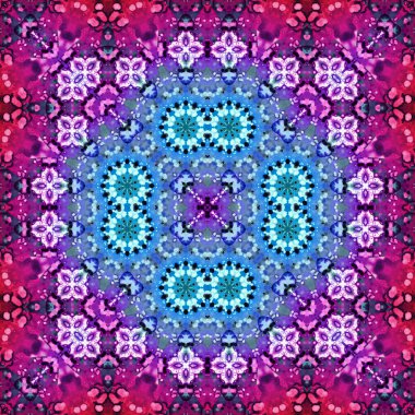 Kusursuz kare sanat modeli. Desen soyut. Doku çok gizemli.